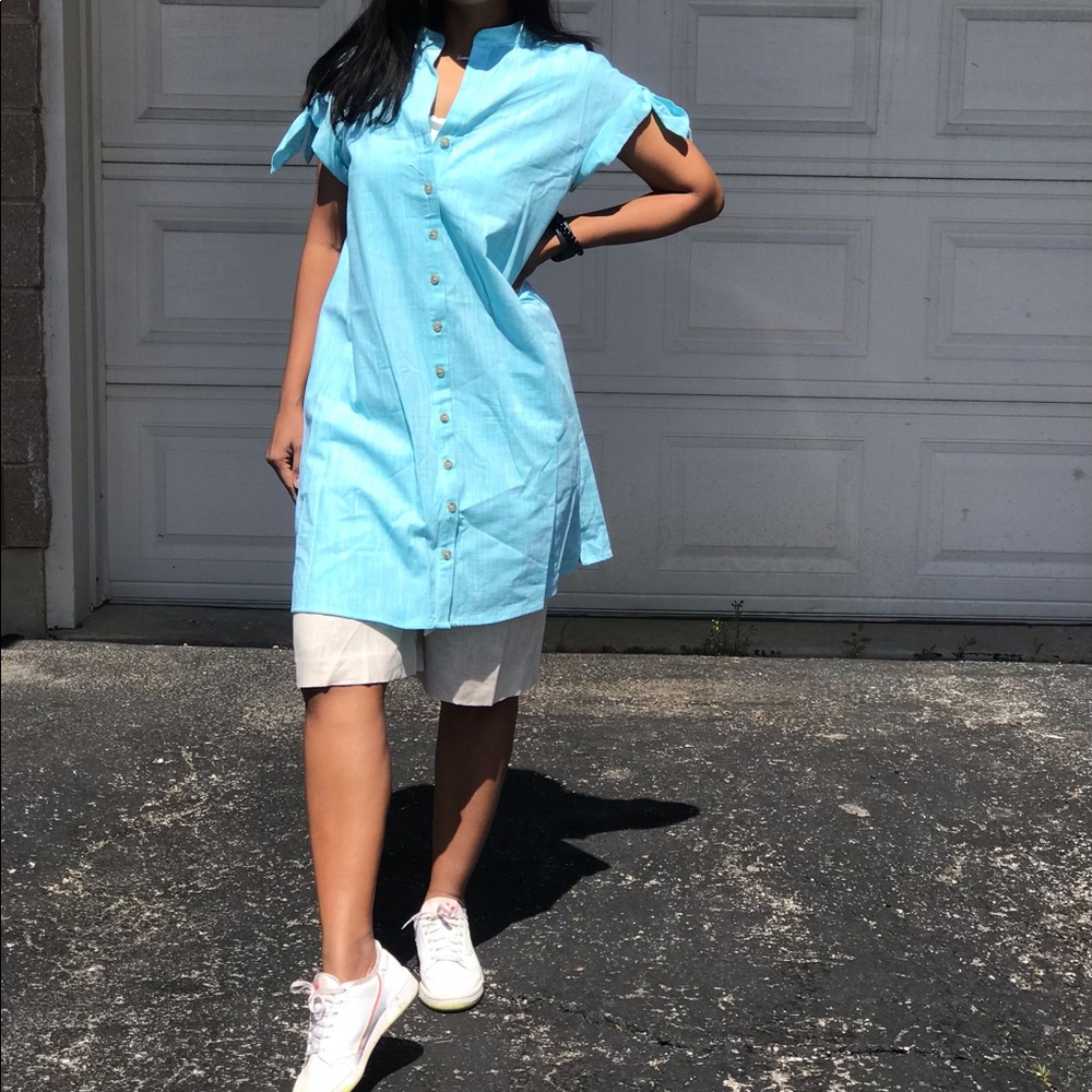 Cross dye cotton dress size 8